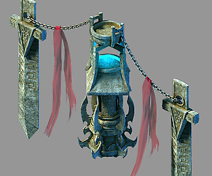 Baihua Valley-Great Sword and Incense Burner