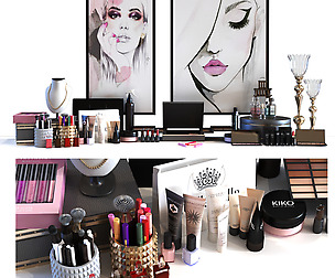 Cosmetics set 017  lowpoly
