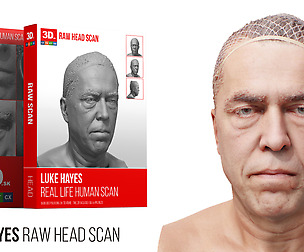 Luke Hayes 3D Raw Head Scan