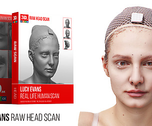 Lucy Evans 3D Raw Head Scan