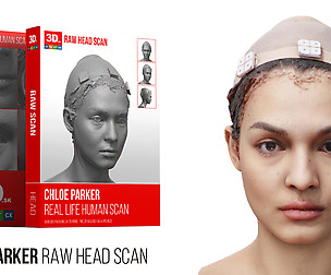 Chloe Parker 3D Raw Head Scan