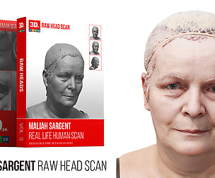 Maliah Sergant 3D Raw Head Scan