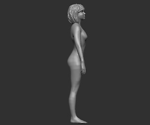 Female Sculpture Base 3D Model