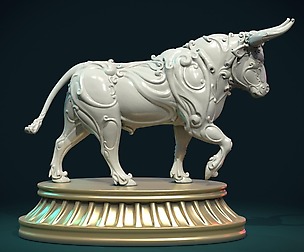 Ornate Bull