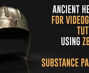 Helmet For Games Using Zbrush to SubstancePainter