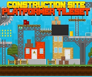 Construction Site - Platformer Tileset