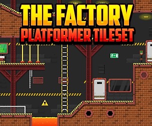 The Factory - Platformer Tileset