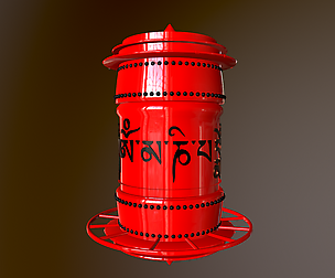 Tibet Prayer Wheel