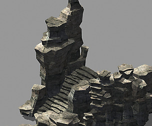 Terrain-Mountain-Stone Mountain-Stone Ladder 07