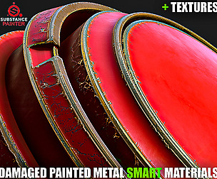 Damaged Painted Metal Smart Materials