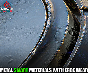 Metal Smart Materials with Edge Wear