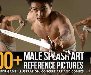 600+ Male Splash Art Pose Reference Pictures