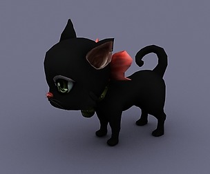cat black cartoon