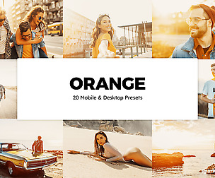 20 Orange Lightroom Presets and LUTs