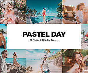 20 Pastel Day Lightroom Presets and LUTs