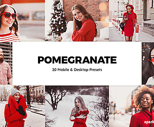 20 Pomegranate Lightroom Presets and LUTs