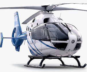 EC 135 Private Blue