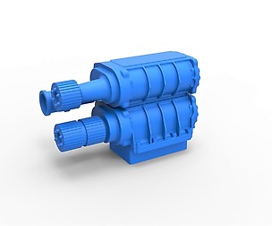 Double Supercharger Scale 1 to 25
