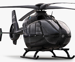 Eurocopter EC 135 Black Helicopter