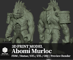 Murloc Abomination - 3D print model
