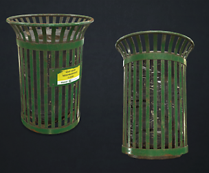 Waste Bin - Low Poly