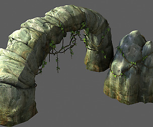 Putuo Mountain-Stone-Vine 01