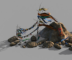 Stone-desert-color stone