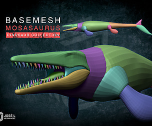 Basemesh Mosasaurus