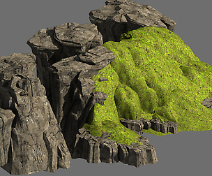 Grassland-Vegetation-Grass and Rock 07