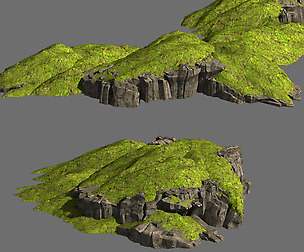 Grassland-Vegetation-Grass and Rock 09