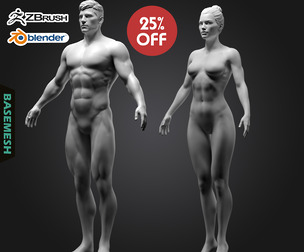 Superhero Basemesh Set