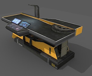 3D Sci-Fi Repair Table