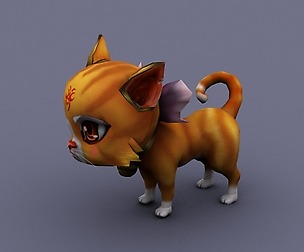cat orange cartoon