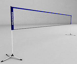 Badminton net low poly