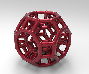 4d Multidimensional Theory Pendant 3D model