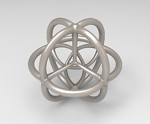 Coxeter Polytope Bead - Scientific Math Art