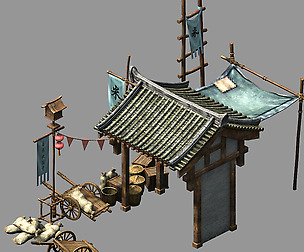 Song dynasty-props-rice vendor