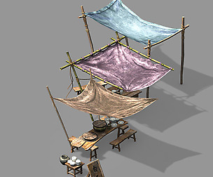 Song dynasty-props-noodle stall