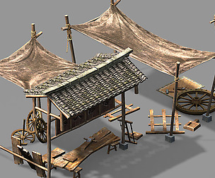 Song dynasty-props-carpenter