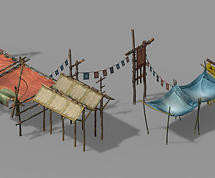 Song dynasty-props-tent