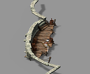 Song dynasty-topography-pier