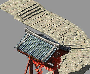 Song dynasty-Dongshi-Yuelao Temple Arch