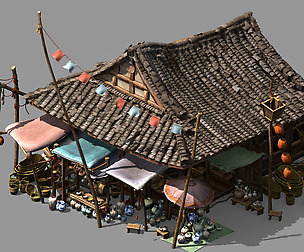 Song dynasty-East City-Grocery Store