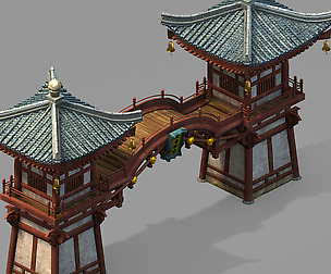 Song dynasty-gate building 001