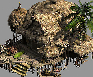 Thatched House-Village Head-Leader's Home
