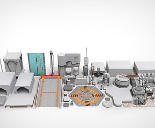 Sci-Fi architecture Elements collection 1