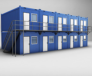Container shipping House double floor