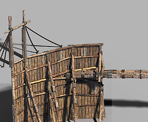 Surface-Yellow River Dam-Vertical Frame 01