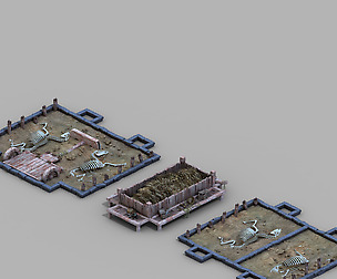 Underground Palace-Funeral-Horse-Food Trough 20