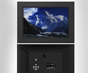 Digital picture frame remote low poly